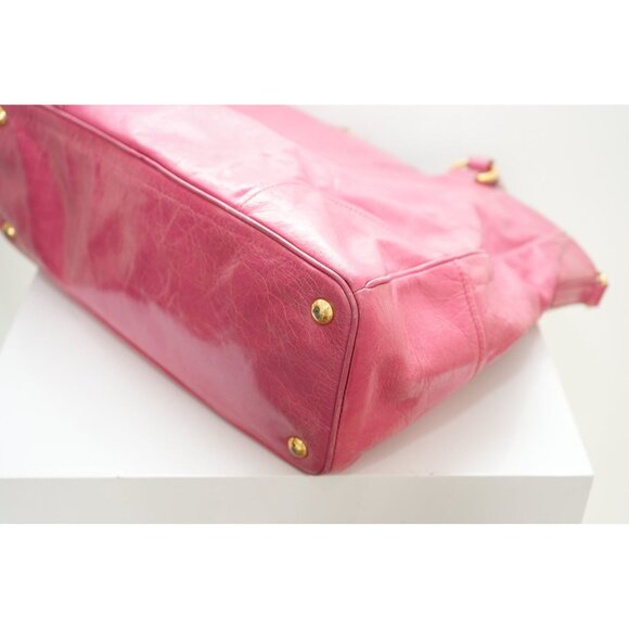 Prada 2 Way Bag Shoulder Pink Leather - Picture 6 of 11